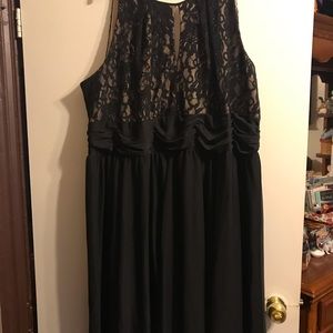 Black and Tan lace dress